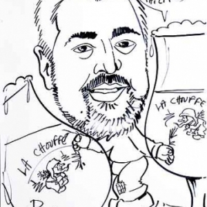 caricature de Philippe FRANSOLET