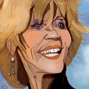 Jane Fonda caricature de Christian Jacot 