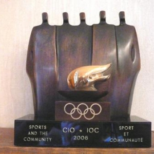 Le Trophee COIB 2006 recu par la Ville de Malmedy 