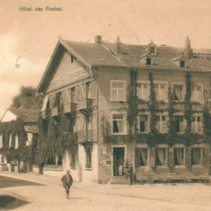 Houffalize avant 1944. hotel des poste Place du Roi Albert