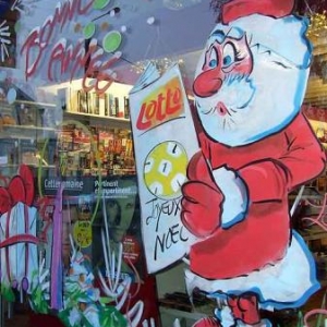 Liege - Peinture sur vitrine pour Noel-7401