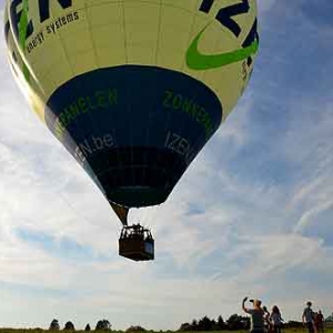 Vol en ballon en Wallonie