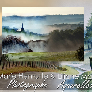  Liliane Magotte et Jean-Marie Henrotte: l'Ardenne, entre aquarelle et photo