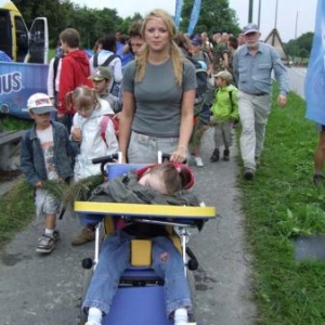 MESA, 2007, Arrivee de la Marche Europeenne du souvenir et de l'amitie a Bastogne