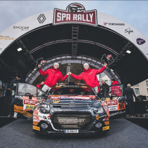 Yohan Rossel  au palmarès du Spa Rally 2021, organisé par DG Sport
