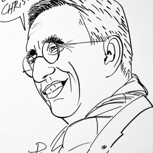 Christophe Gilon, caricature