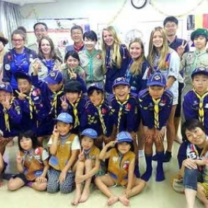 Les Scouts et Guides de Spa au Japon