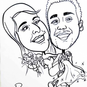 caricature mariage