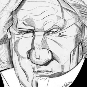 Gerard Depardieu caricature de Christian Jacot 