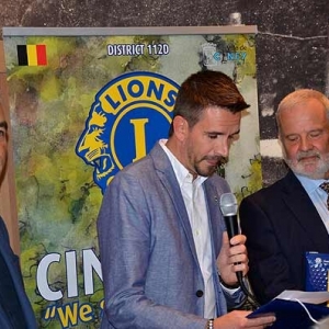 Les 3 nouveaux membres du Lions Club Ciney Condroz