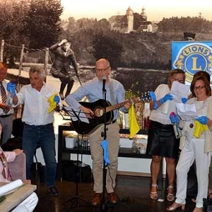 Chant sur un fait vécu en Italie par Daniel Lesage, le président sortant