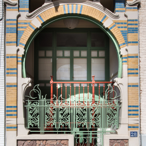 Ancienne maison personnelle de l'architecte Gustave Strauven / Voormalige privé-woning van architect Gustave Strauven © EB - David Plas