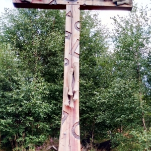 Station 12 :  Le Seigneur Jésus meurt sur la croix, Ľubomír Purdeš (SK) 2013 ( photo : F. Detry )