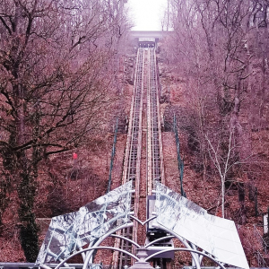 Le funiculaire  ( photo : F. Detry )