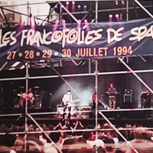 "Francofolies 1994 à Spa " ( Expo Pierre RAPSAT jusqu'au 1er octobre 2023 / photo F.Detry )