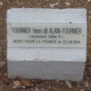 Endroit ou fut trouve le corps d'Alain Fournier