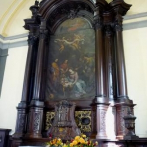 L' Eglise des Capucins decoree par la delegation de Dusseldorf
