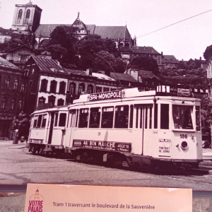 Le tram à Liège ( photo : F. Detry )