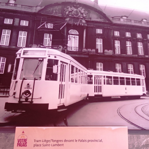 Le tram à Liège ( photo : F. Detry )