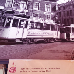 Le tram à Liège ( photo : F. Detry )