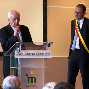 Remerciements de M. Jean - Marie Letesson ( photo Denis Dosquet )