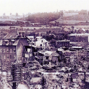 La Maison VILLERS après les bombardements de 1944 