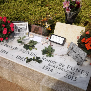 Au cimetière de Cellier ( photo Detry )