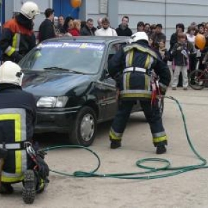 Demonstration de desincarceration ( Pompiers de Malmedy )