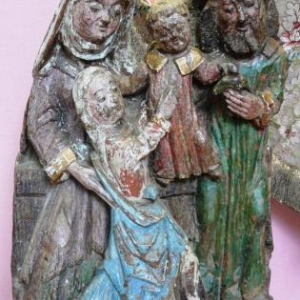 Le fragment de retable en chêne  ( 1501 - 1510 )