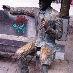 La statue de Simenon