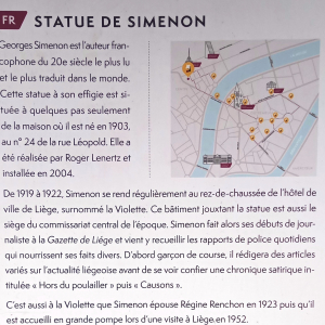 La statue de Simenon