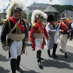 Malmedy tout en couleurs pour les 50 ans de la Mesnie dol Haguète          