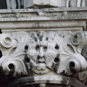 Liege : le Palais des Princes - Eveques ( detail )