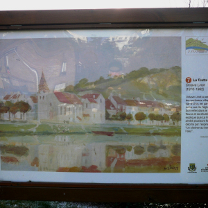 La Frette sur Seine : le parcours des peintres ( photo : F Detry ) La Frette sur Seine : le parcours des peintres ( photo : F Detry )