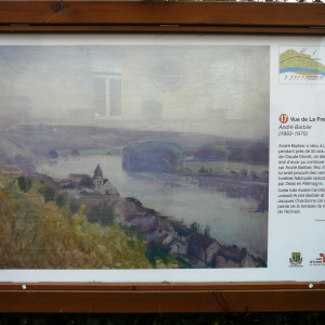 La Frette sur Seine : le parcours des peintres ( photo : F Detry ) La Frette sur Seine : le parcours des peintres ( photo : F Detry )