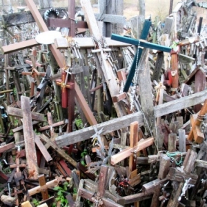 La Colline des Croix a Siauliai ( Lituanie )