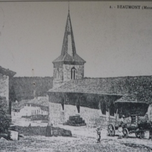 Eglise de Beaumont - en - Verdunois avant la guerre