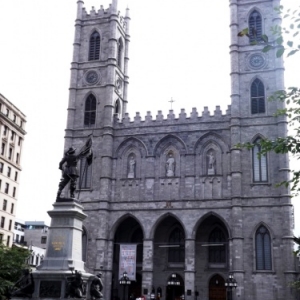 La basilique Notre - Dame dans le Vieux Quebec