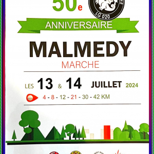 52ème marche de Malmedy Marche LG020 et 50ème anniversaire ( photo Hanssen Gilbert )