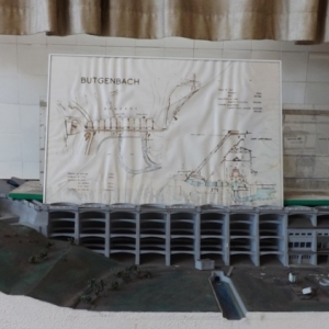 La maquette du barrage de Butgenbach