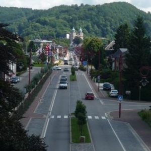 Le passage sur l' Avenue des Allies a Malmedy