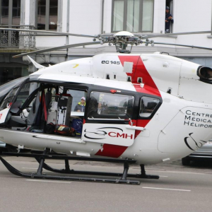 L'hélicoptère de Bra sur Lienne ( photo : Sud Info )