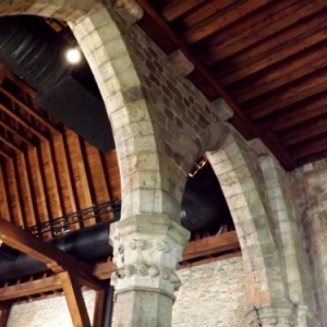 Plafond et colonnes du musee 