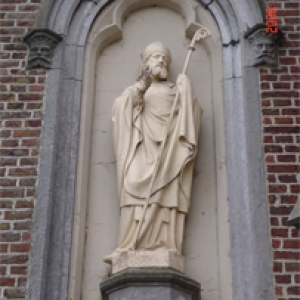 St Heribert, patron de la paroisse de Remersdael