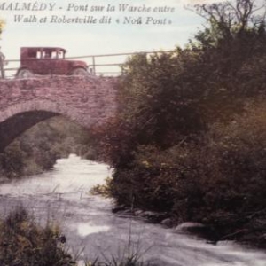 Pont sur la Warche entre Walk et Robertville dit " Nou Pont  "