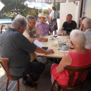 Les retrouvailles annuelles ( Photo Ch. Crasson )