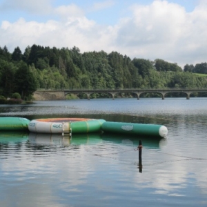 Le pont Haelen d'ou les spectateurs pourront assister au depart ( 7.30 h)