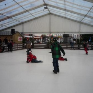 Patinoire en synthétique