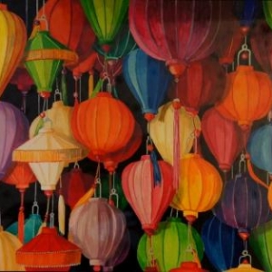 " Lanternes chinoises " Willy DELVIGNE