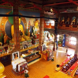 L'interieur du temple